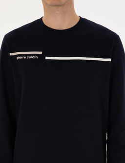Lacivert Regular Fit Sweatshirt - Pierre cardin фото 6
