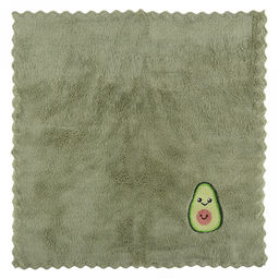 Салфетка для уборки 30х30см "Аавокадо друг", микрофибра, набор 3шт (Китай)