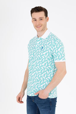 U. S. Polo Assn Мужская мятная футболка-поло