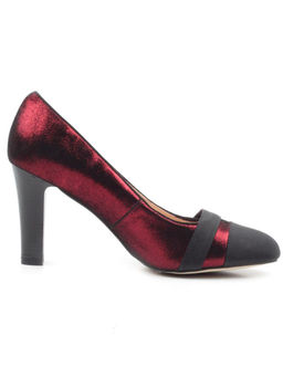 06-D607-81-2 BLACK/RED Туфли женские (натуральная кожа)