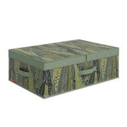 VAL GR-BOX-LD Короб стеллажный с двойной крышкой, 58*40*18 см, GREEN, шт