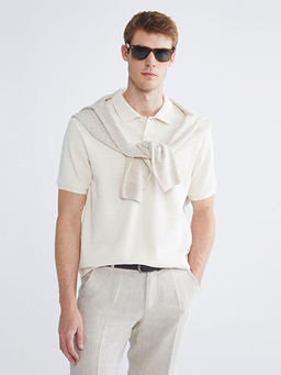 Polo Yaka K?sa Kollu Basic Erkek Ti??rt