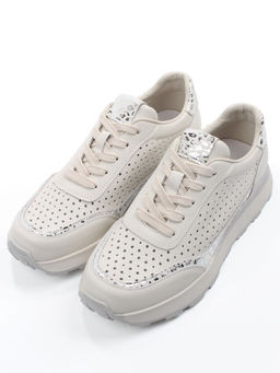 03-A1017-2A LT. BEIGE Кроссовки женские (натуральная кожа)