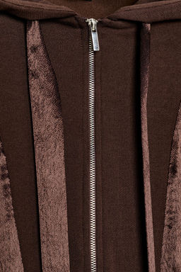 HOODED SATIN CONTRAST SHIRT - Zara фото 9