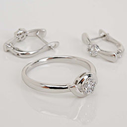 XUPING Кольцо/Серьги с английским замком арт. 28 0261 (id 280305) - Rada фото 2