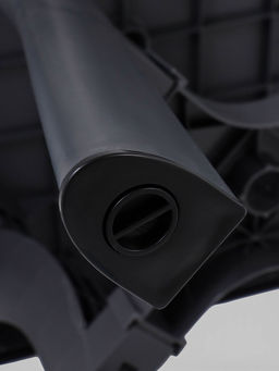 Стол садовый «Атлант», 80×80×76.5 см, квадратный, пластиковый, цвет графитовый