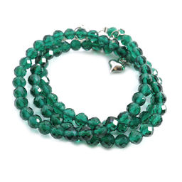 Бусы из камня Хромдиопсид алмазная огранка 4мм камень силы, изобилия, счастья и благополучия