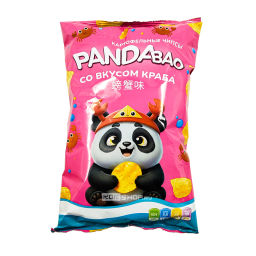 Чипсы картофельные со вкусом Краб Панда Бао (Panda Bao), 90 г Акция