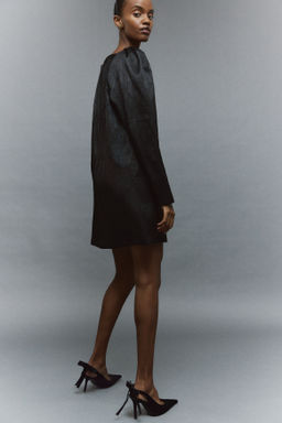 Vestido de crep? con escote cuadrado - H&m фото 5