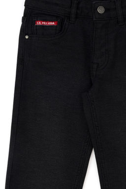 Черные джинсовые брюки для мальчика - U.s. polo assn фото 4