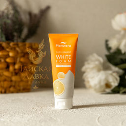 Пенка д/умывания Осветляющая с Апельсином и Аминокислотами PLANTNERY 100 гр