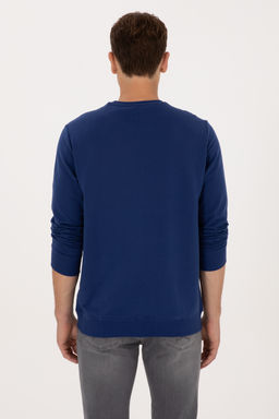 Erkek _ndigo Basic Sweatshirt Sepette S_rpriz _ndirim - U.s. polo assn фото 11