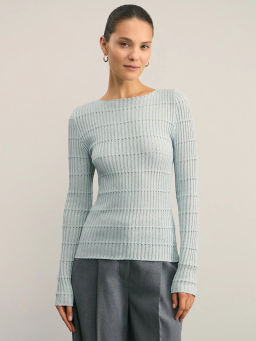 Вязаный лонгслив / Zarina  фото 3