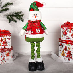 Новогоднее украшение Снеговик на телескопических ножках 40/70см / HS2022 /уп 36/ - Галеонтрейд фото 7