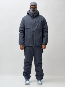 Горнолыжный костюм мужской зимний темно-серого цвета 3710TC - Mtforce фото 31