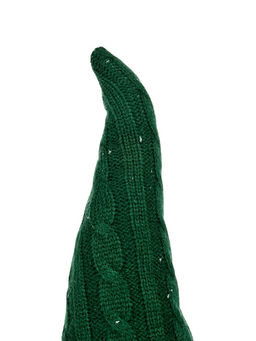 Фигура текстиль «Гном в зелёном» 54 см, 1 LED, от батареек AG13×3, свечение тёплое белое