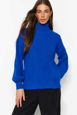 Saks Genis Kal?p Basic Triko Kazak TWOAW23KZ0041 - Trendyolmilla фото 3