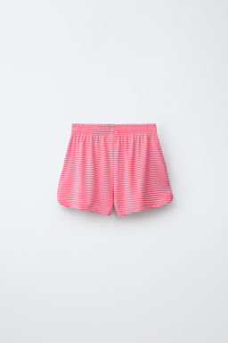 CONJUNTO CAMISETA Y BERMUDA RAYAS / Rosa - Zara фото 5