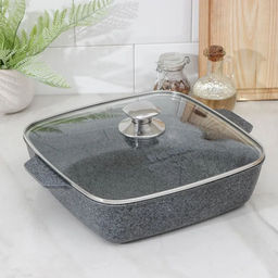 Жаровня квадратная 28х28 см АП Premium (grey) арт. 39901 /Мечта/