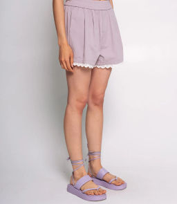 Шорты #КТ2520, сиреневый