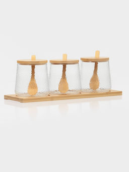 Банки для хранения сыпучих Троя, 480 мл, с ложками, стекло - Simaland фото 5