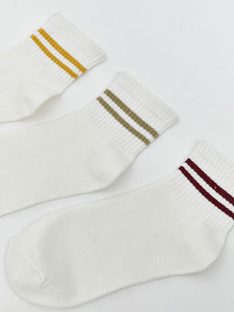 ?izgili Kad?n Soket ?orap 5li