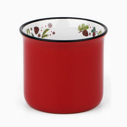 Кружка керамическая, новогодняя «Шишки», 450 мл