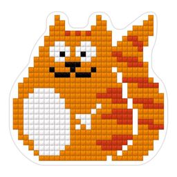 Кристальная (алмазная) мозаика ФРЕЯ ALVM-001 магнит Котик 6.5 х 7 см