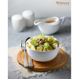 Салатники Wilmax «Юлия Высоцкая», набор 7 шт.: салатник большой d=20 см, салатники малые d=12 см, фарфор, белые