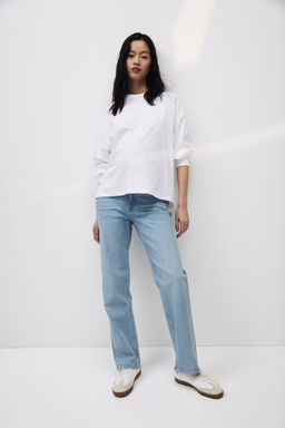 MAMA Before & After Wide Low Jeans - H&m фото 2