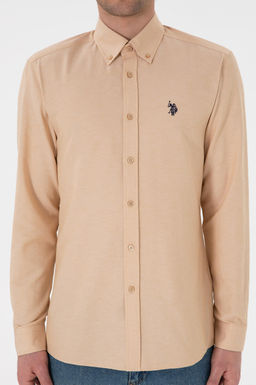 Erkek Camel Uzun Kollu Basic G_mlek Sepette S_rpriz _ndirim - U.s. polo assn фото 7