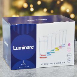 Набор стаканов STERLING RAINBOW 330мл высокий 6шт
