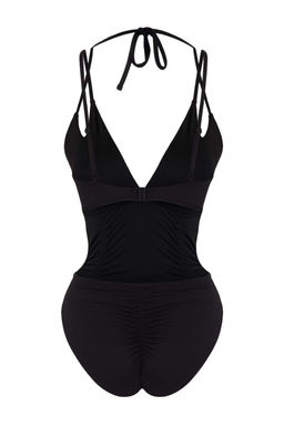 Trendyolmilla Siyah Drapeli Brazilian Mayokini TBESS25MY00011 фото 6