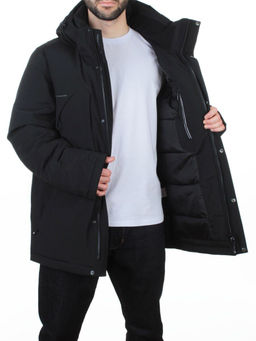 6963 BLACK Куртка мужская зимняя (200 гр. био-пух)
