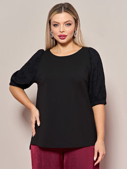 Футболка 0208-2 чёрный - Dora фото 141