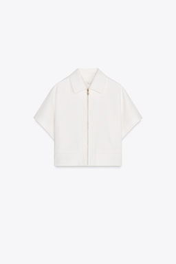 ZW COLLECTION CROPPED JACKET - Zara фото 7