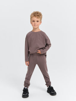 Брюки с манжетой Темный шоколад - Bungly фото 2