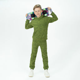 Костюм детский флисовый салатовый 7043кт (146, 76)