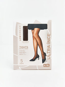 5 Denye Ultra ?nce Parlak Kad?n K?lotlu ?orap