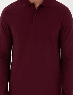 Bordo Slim Fit Basic Sweatshirt - Pierre cardin фото 6