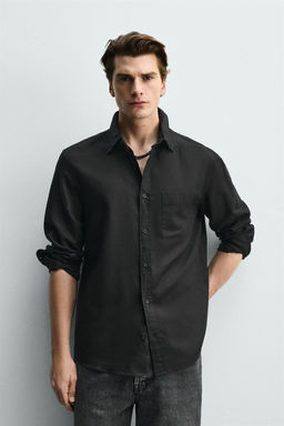 CAMISA REGULAR FIT BOLSILLOS / Lima claro - Zara фото 12
