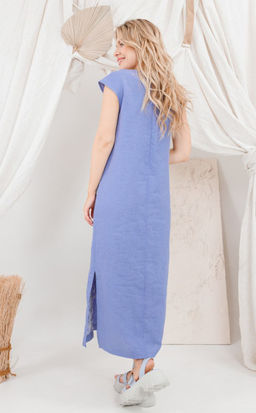 Платье AMORI 9651 василек  фото 2