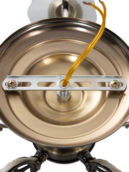 Люстра ЭкономСвет 4671/5AB, 5×40 Вт, E27, 55×55×33 см, бронзовая