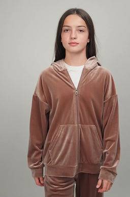 Велюровый костюм для девочки Happyfox