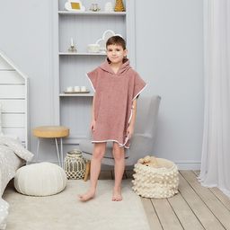 Полотенце-пончо Крошка Я Гномик, цвет мокко, размер 24-32, 100 % хлопок, 320 г/м2  фото 11