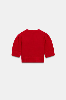 PLAIN KNIT SHORT SLEEVE JUMPER - Zara фото 6