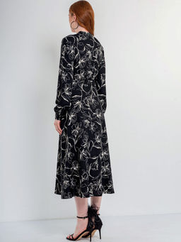 Платье на запах OD-810-2 черный OD-810-2