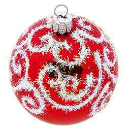 Елочная игрушка шар стеклянная Сияние д6см, цвета микс, ручная художественная роспись, подарочная упаковка (Россия) - Домашняя мода фото 7