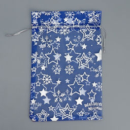Цена за 20 шт. Мешочек подарочный новогодний органза «Исполнения желаний», 16×24 см ± 1.5 см