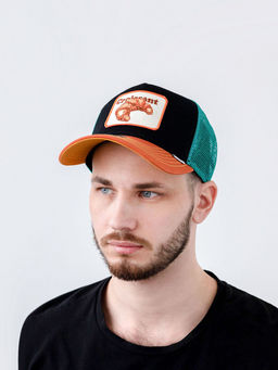 Бейсболка DJINNS арт. HFT Cap Food Croissant (черный)